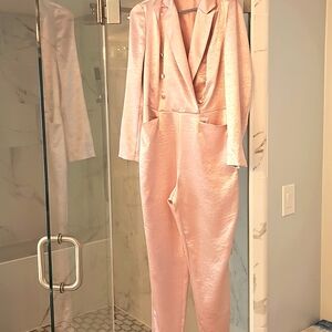 Elegant Pink Women's Jumpsuit By Gabriel Union.+ Size 10 Satan
